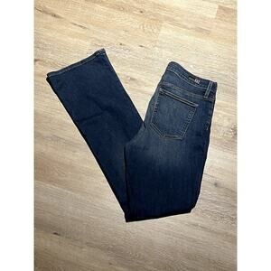Kut from the Kloth Womens Mid Rise Kurvy Natalie Bootcut 14 Dark Wash EUC